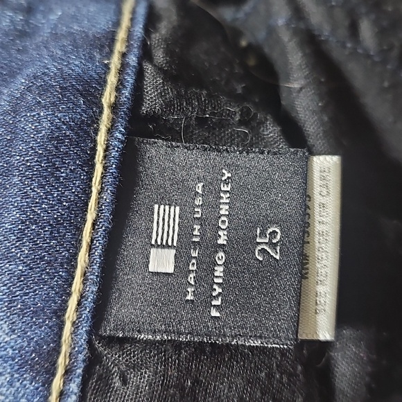 Flying Monkey Dark Blue Skinny Low Waist Jeans Size 25 - Picture 4 of 6